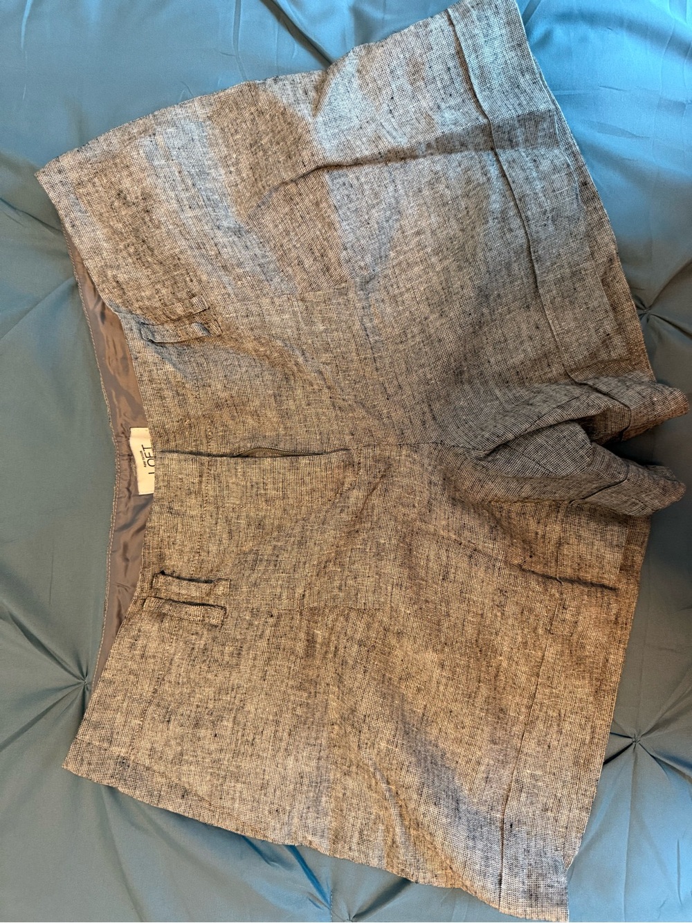 Ann Taylor LOFT Heathered Gray High-Rise Shorts